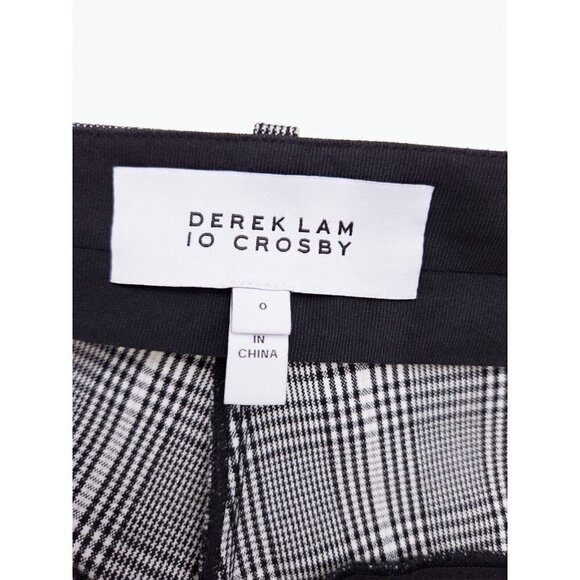 DEREK LAM 10 CROSBY 0 Two-toned Plaid Flannel Button Flare Cropped Pant $395US - Picture 11 of 11